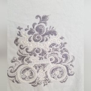 Life Is Good Light Blue Floral Short Sleeve tshirt t shirt Tee Bicycle lovers